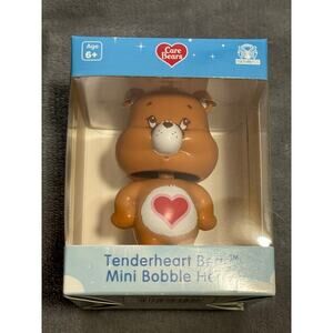 🔥Care Bears Tenderheart Bear Mini Bobble Head Figure Culturefly Cloudco BNWT🔥